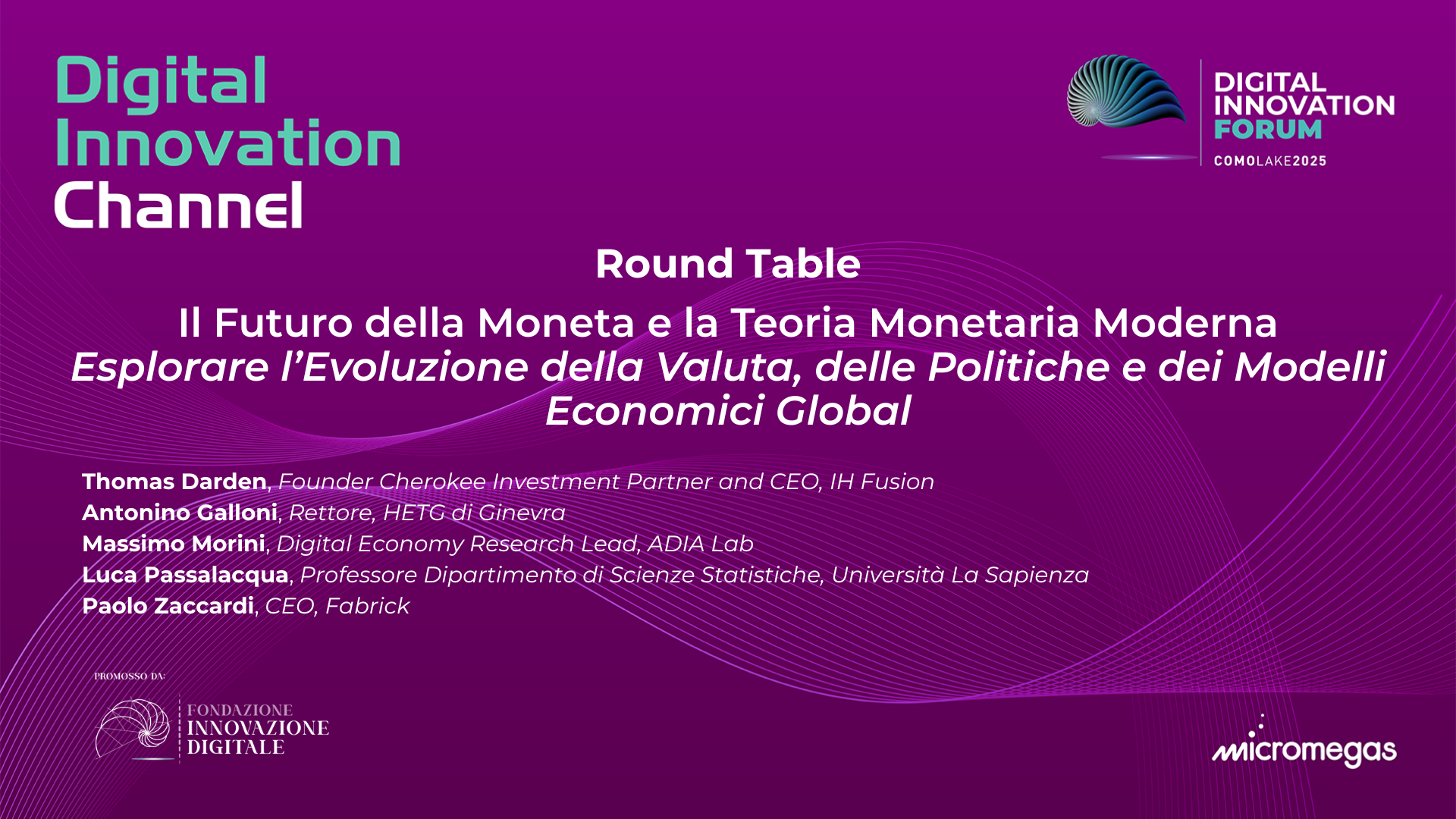 Round Table | Il Futuro della Moneta e la Teoria Monetaria Moderna