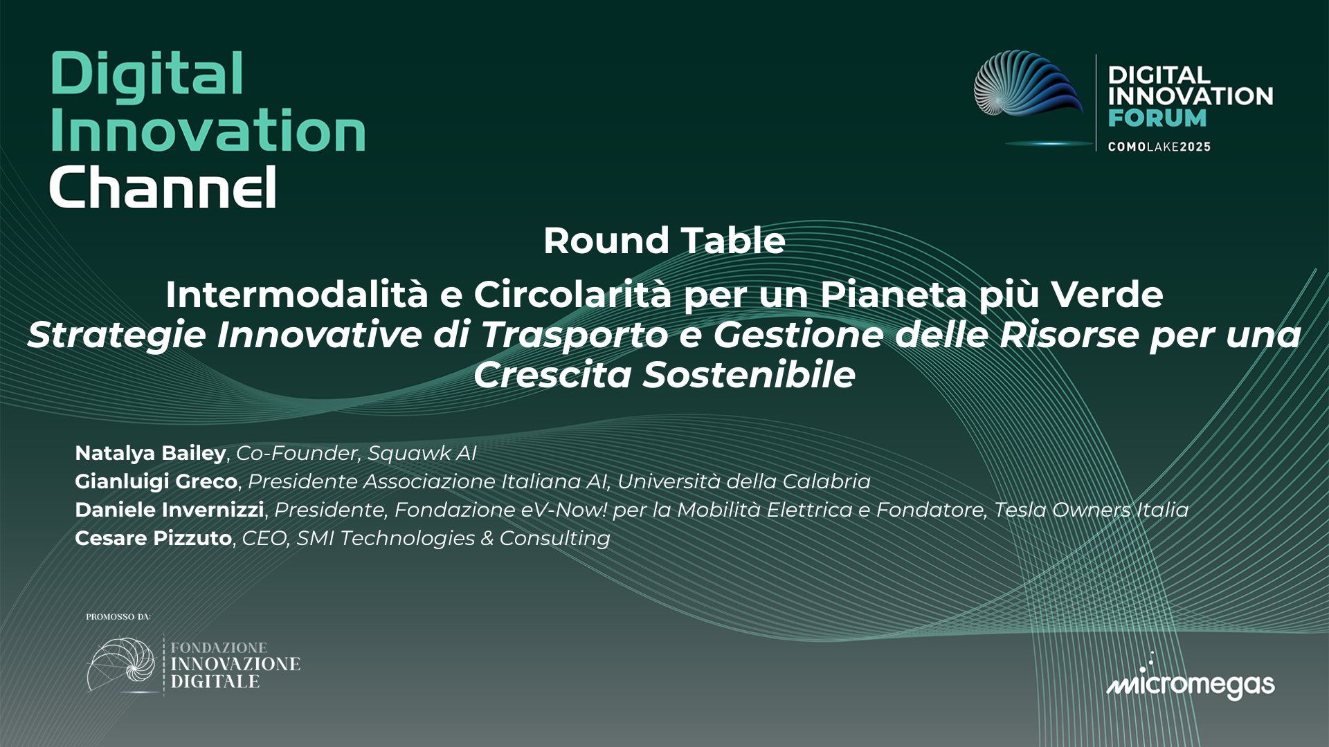 Round Table | Intermodalità e Circolarità per un Pianeta più Verde