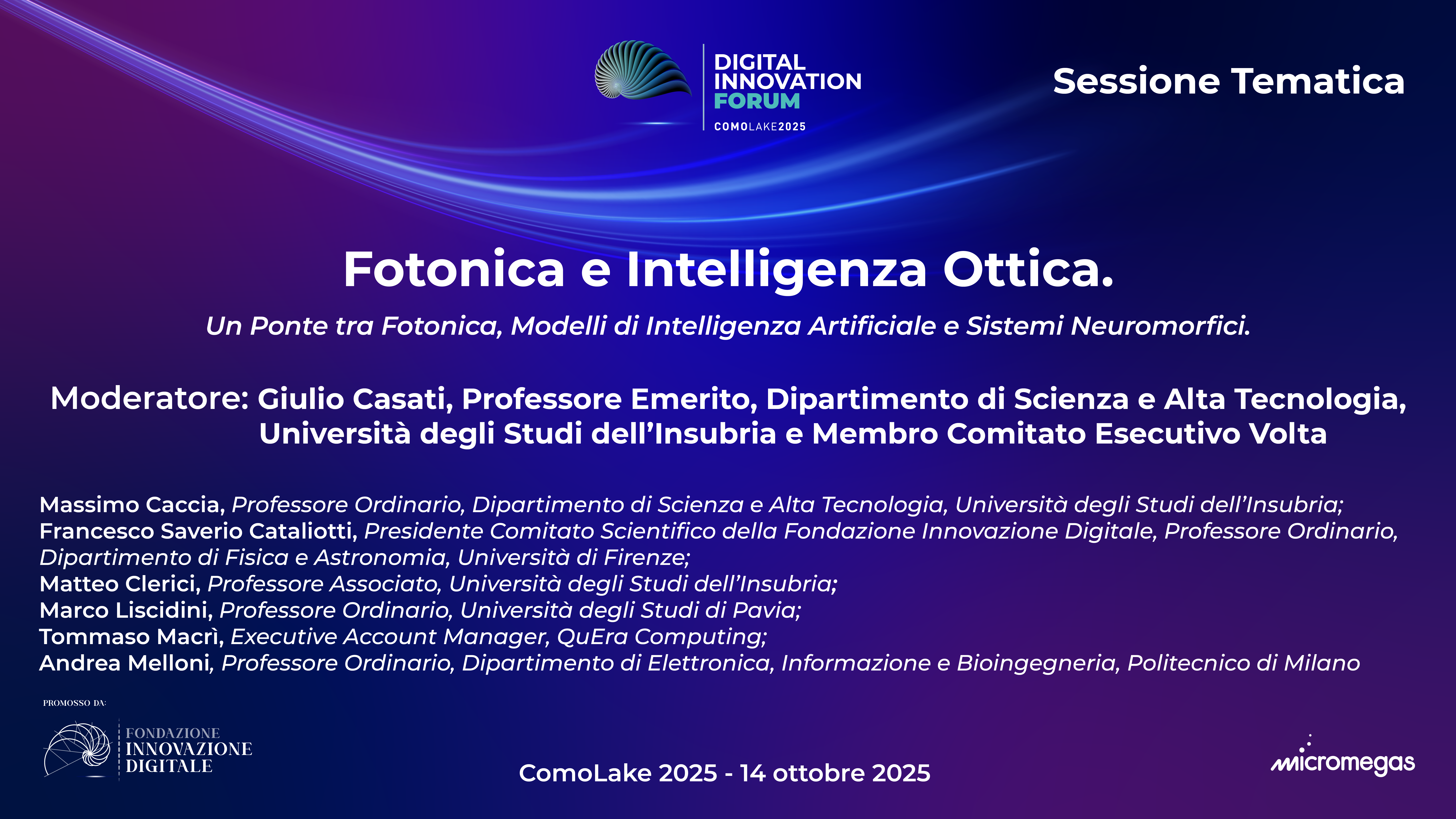 Fotonica e Intelligenza Ottica. Un Ponte tra Fotonica, Modelli di Intelligenza Artificiale e Sistemi Neuromorfici