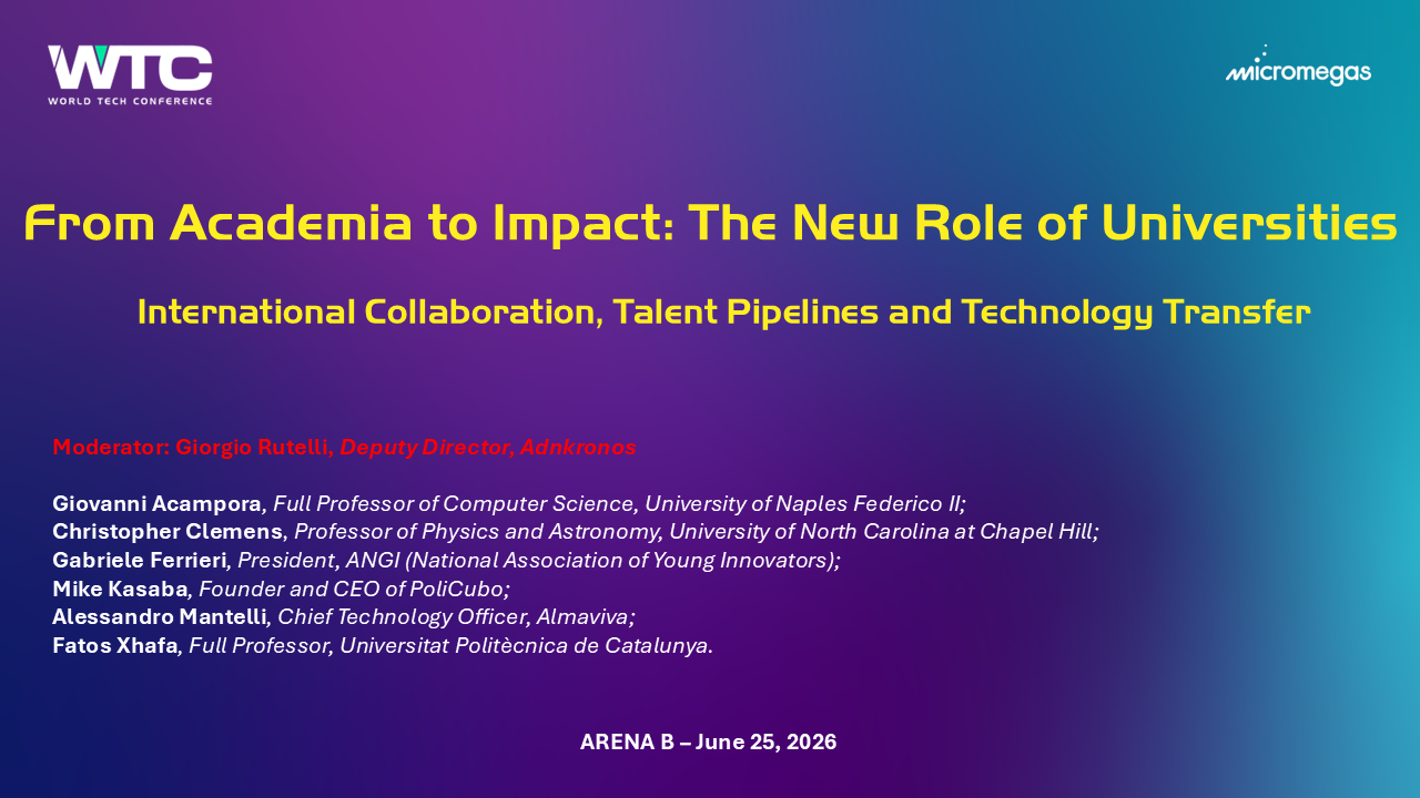 From Academia to Impact: The New Role of Universities - International Collaboration, Talent Pipelines and Technology Transfer