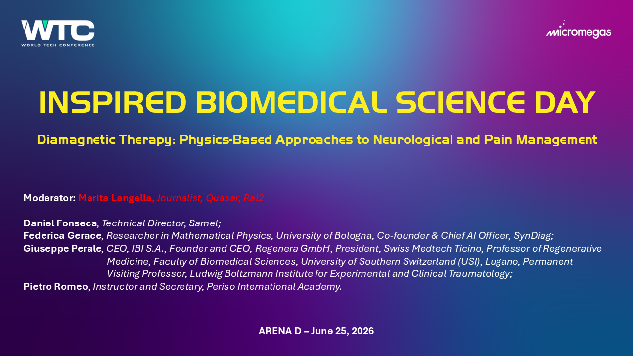 QUANTUM - INSPIRED BIOMEDICAL SCIENCE DAY - Diamagnetic Therapy: Physics-Based Approaches to Neurological and Pain Management