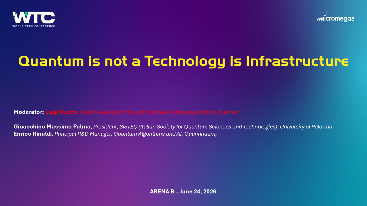Quantum is not a Technology is Infrastructure
